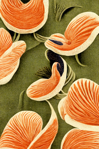 Al98 pattern made of fluro Anemone in the style of John James A 19610c2f 90e9 4404 9356 3d00b2c24343 1