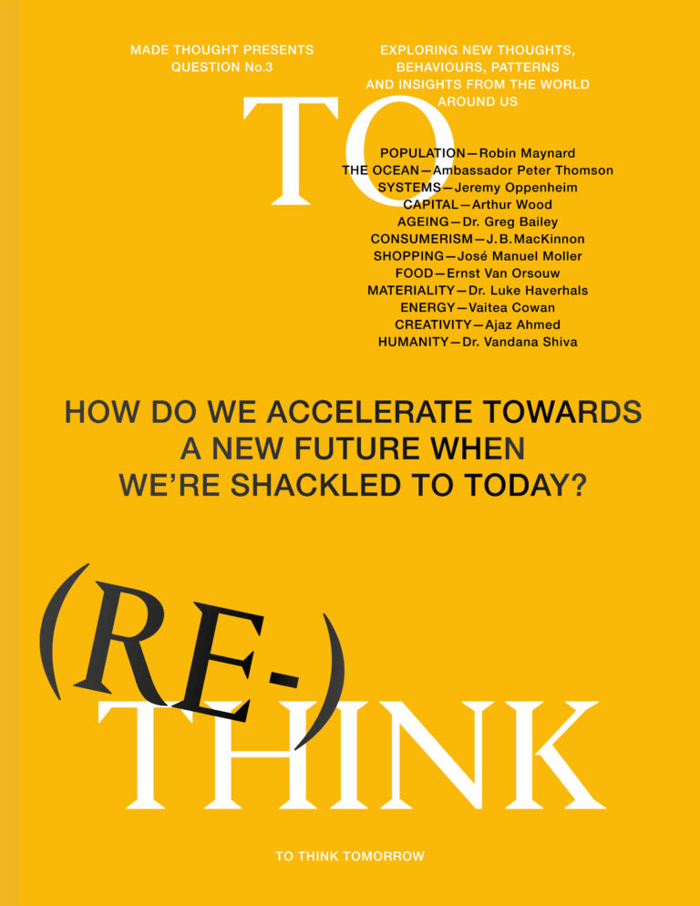 To (Re-)Think Tomorrow