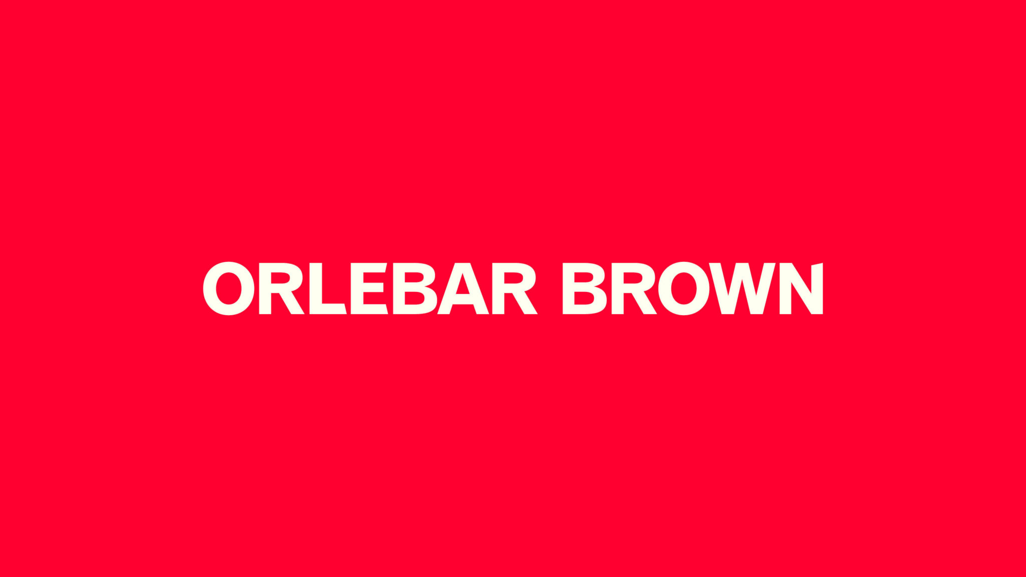 MADE THOUGHT – Orlebar Brown — Rebrand & Campaign